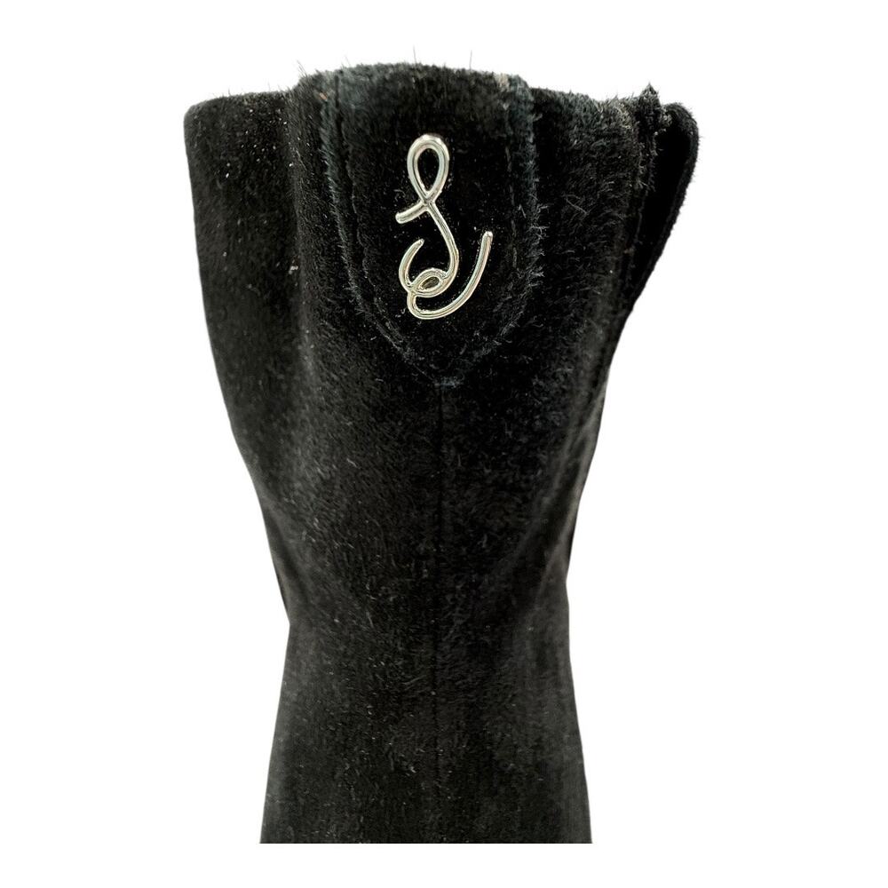 NWT No Box Sam Edelman Ulissa
Luster Jeweled Ankle
Booties Black Suede SZ 7.5 - Picture 4 of 7